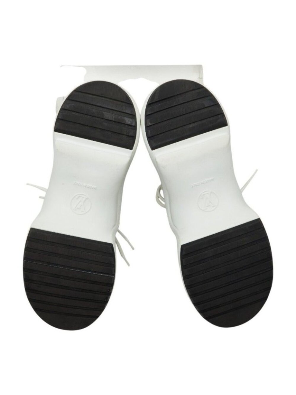 Louis Vuitton Monogram LV A-light Line 39 White Navy Brown Leather Sneaker - Picture 5 of 9